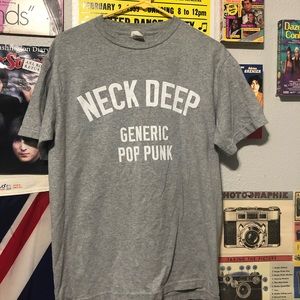 Neck Deep Oversized Band Tee ✨